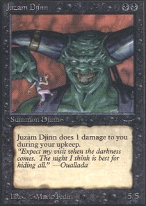 Juzam Djinn - Magic Singles » Stand Alone Sets » Arabian Nights - A Hidden  Fortress