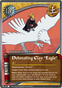 Detonating Clay Eagle - J-403 - Uncommon - 1st Edition