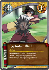 Explosive Blade - J-412 - Common - 1st Edition