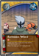 Forbidden Word - J-392 - Common - 1st Edition