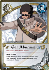 Gen Aburame - N-517 - Rare - 1st Edition