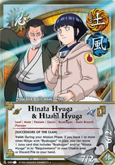 Hinata Hyuga & Hiashi Hyuga - N-500 - Uncommon - 1st Edition