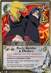 Itachi Uchiha & Deidara - N-502 - Super Rare - 1st Edition - Foil