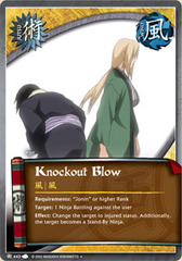 Knockout Blow - J-443 - Uncommon - 1st Edition