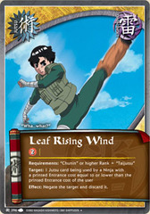 Leaf Rising Wind - J-396 - Uncommon - 1st Edition