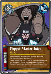 Puppet Master Jutsu - J-413 - Uncommon - 1st Edition