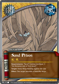 Sand Prison - J-415 - Uncommon - 1st Edition