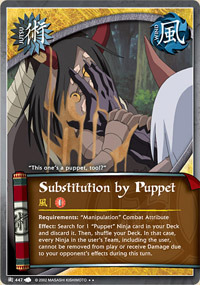 Substitution by Puppet - J-447 - Rare - 1st Edition