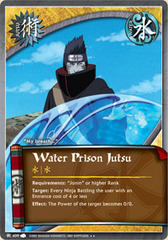 Water Prison Jutsu - J-409 - Rare - 1st Edition