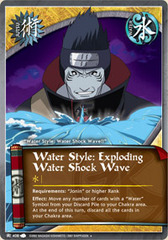 Water Style: Exploding Water Shock Wave - J-408 - Uncommon - 1st Edition