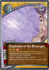 Explosion of the Rasengan - J-382 - Super Rare - 1st Edition - Foil