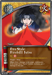 Fire Style: Fire Ball Jutsu - J-367 - Uncommon - 1st Edition