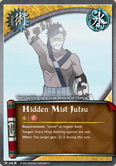 Hidden Mist Jutsu - J-368 - Starter Deck - 1st Edition