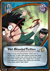 Hot-Blooded Tuition - M-322 - Super Rare - 1st Edition - Foil