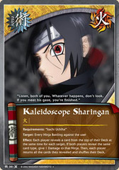 Kaleidoscope Sharingan - J-381 - Uncommon - 1st Edition