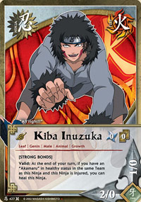 Kiba Inuzuka - N-427 - Starter Deck - 1st Edition