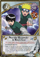 Naruto Uzumaki & Rock Lee - N-392 - Rare - 1st Edition