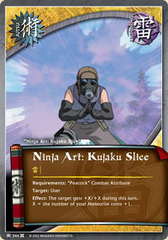 Ninja Art: Kujaku Slice - J-344 - Common - 1st Edition