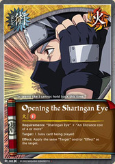 Opening the Sharingan Eye - J-365 - Starter Deck - 1st Edition