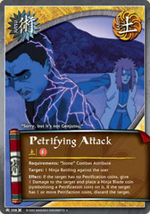 Petrifying Attack - J-358 - Uncommon - 1st Edition