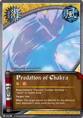 Predation of Chakra - J-353 - Uncommon - 1st Edition