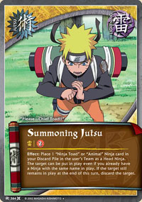 Summoning Jutsu - J-364 - Uncommon - 1st Edition