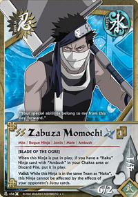 Zabuza Momochi - N-456 - Rare - 1st Edition
