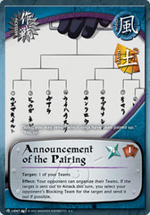 Announcement of the Pairing - M-US047 - Rare - 1st Edition