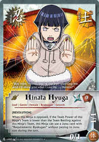 Hinata Hyuga - N-US065 - Uncommon - 1st Edition