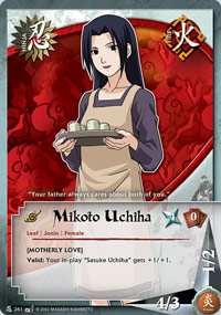 Mikoto Uchiha - N-261 - Common - 1st Edition