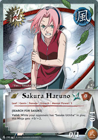 Sakura Haruno - N-290 - Common - 1st Edition