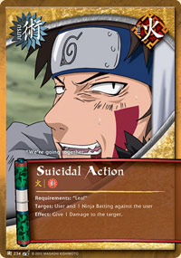 Suicidal Action - J-234 - Common - 1st Edition