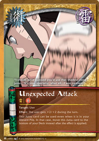 Unexpected Attack - J-US051 - Uncommon - 1st Edition