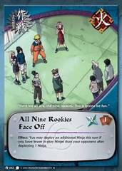 All Nine Rookies Face Off - M-063 - Uncommon - 1st Edition