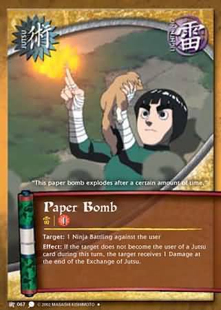 Paper Bomb - J-067 - Uncommon - 1st Edition