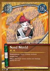 Sand Shield - J-057 - Super Rare - 1st Edition - Foil