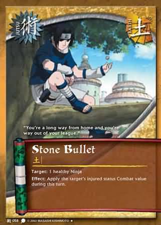 Stone Bullet - J-058 - Uncommon - 1st Edition