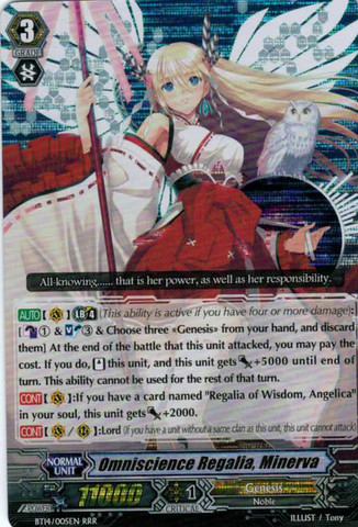 Omniscience Regalia, Minerva - BT14/S05EN - SP