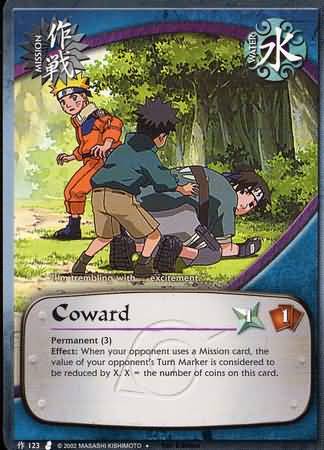 Coward - M-123 - Uncommon - 1st Edition