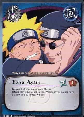 Ebisu Again - M-127 - Common - 1st Edition - Naruto CCG Ebisu Again - M-127 - Common - 1st Edition - Naruto CCG