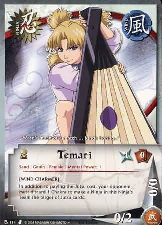 Temari - N-114 - Uncommon - 1st Edition