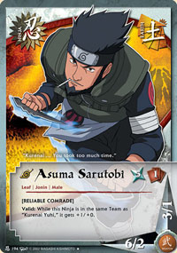 Asuma Sarutobi - N-194 - Uncommon - 1st Edition