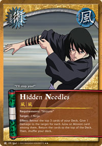 Hidden Needles - J-199 - Rare - 1st Edition