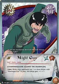 Might Guy - N-193 - Rare - 1st Edition