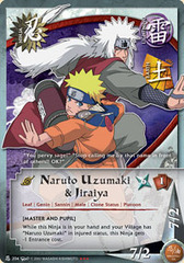 Naruto Uzumaki and Jiraiya - N-204 - Super Rare - 1st Edition - Foil