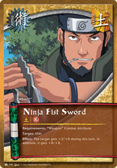 Ninja Fist Sword - J-191 - Common - 1st Edition