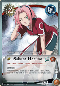 Sakura Haruno - N-189 - Uncommon - 1st Edition
