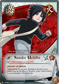 Sasuke Uchiha - N-188 - Common - 1st Edition