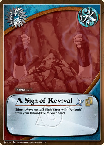 A Sign of Revival - M-472 - Uncommon - 1st Edition