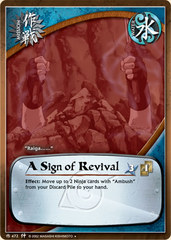 A Sign of Revival - M-472 - Uncommon - 1st Edition